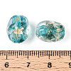 Handmade Gold & Silver Foil Glass Beads FOIL-N030-02E-4