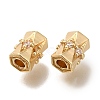 Brass Micro Pave Cubic Zirconia KK-Q001-07G-2