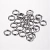 Tarnish Resistant 304 Stainless Steel Open Jump Rings STAS-D438-03-1