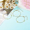 304 Stainless Steel Link Chains Bracelet BJEW-JB06522-3