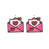 Wood Stud Earrings EJEW-M063-01X-4