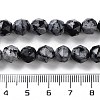 Natural Snowflake Obsidian Beads Strands G-NH0021-A09-01-5