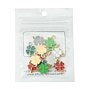 16Pcs 4 Colors Rack Plating Alloy Enamel Pendants ENAM-FS0001-76-6