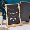 2 Bags Bamboo Wood Multiple Necklace Display Stands NDIS-PH0001-10C-4