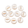 Cat Eye Style Natural Shell Buttons LS-SH-CBAA69B-01D-1