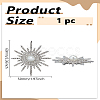 1Pc Sunflower Alloy Rhinestone Brooches for Backpack Clothes JEWB-LP0004-77-2