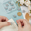 16Pcs Alloy Rhinestone Buttons BUTT-FH0001-031B-3