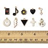 20Pcs 10 Styles Alloy Enamel Charms ENAM-FS0003-45-5