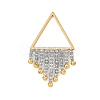 Glass Seed Beads Tassel Pendants PALLOY-MZ01455-02-1