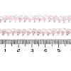 Electroplate Transparent Glass Beads Strands EGLA-A035-T4mm-A20-4