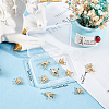 10Pcs 2 Style Rack Plating Brass Pendants KK-BBC0004-61-6