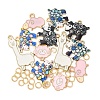 Alloy Enamel Pendants ENAM-FP0002-48-2