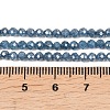 Cubic Zirconia Bead Strands ZIRC-C006-01B-04-4