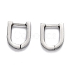 Tarnish Resistant 304 Stainless Steel Huggie Hoop Earrings STAS-J033-12A-P-1