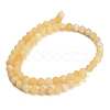 Natural Yellow Calcite Beads Strands GG-CBAA3AB-03-6mm-5