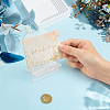 Acrylic Slant Back Postcard Display Stands ODIS-WH0078-86C-3