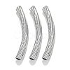 304 Stainless Steel Curved Tube Beads STAS-M071-03D-P-1