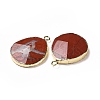 Natural Red Jasper Pendants G-I207-14P-G-3