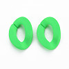 Opaque Spray Painted Acrylic Linking Rings OACR-R249-03E-2