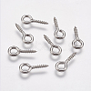 Tarnish Resistant 304 Stainless Steel Screw Eye Pin Peg Bails STAS-I097-077B-1