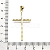 Brass Micro Pave Cubic Zirconia Pendants LS-KK-Z100-24G-3