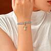 Fashionable Brass Charm Bracelets LI7211-20-1