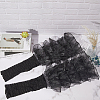 Polyester Ruffle Layered Patchwork Leg Sleeves AJEW-WH20042-75A-3