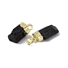 Natural Black Tourmaline Pendants G-G977-02G-3