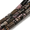 Natural Rhodonite Beads Strands G-M420-E07-03-1