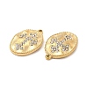 PVD Vacuum Plating 201 Stainless Steel with Rhinestone Pendants LS-STAS-J401-VC995-3