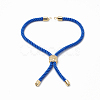 Nylon Twisted Cord Bracelet Making MAK-T003-03G-3