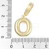 Brass Micro Pave Clear Cubic Zirconia Pendants KK-M289-01O-G-3