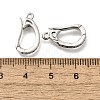 Brass Micro Pave Clear Cubic Zirconia Fold Over Clasps KK-M316-01P-3