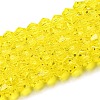 Transparent Glass Beads Strands GLAA-F029-4mm-21-1