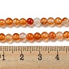 Natural Agate Beads Strands G-F417-01-4mm-4