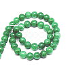 Natural Mashan Jade Round Beads Strands G-D263-4mm-XS13-2