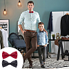 16Pcs 2 Colors Adjustable Polyester Bow Ties AJEW-GA0006-74-6