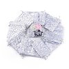 Rose Printed Organza Bags OP-R021-10x12-03-2