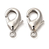 Rack Plating Brass Lobster Claw Clasps KK-F090-27P-02-1