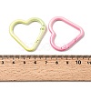 Spray Paint Alloy Spring Gate Rings FIND-C086-01A-3