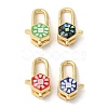 Brass Lobster Claw Clasps KK-K385-019G-1