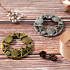 Zinc Alloy Candle Toppers AJEW-PH0017-58-WH-5