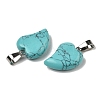 Synthetic Turquoise Pendants G-B127-11P-04-3