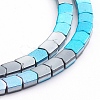 Electroplated Non-magnetic Synthetic Hematite Beads Strands G-L562-02-2