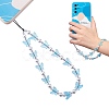 Acrylic Beaded Phone Lanyard HJEW-SW00017-02-1