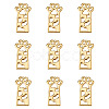 Open Back Bezel Pendants X-PALLOY-TAC0010-08KCG-1