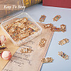 40Pcs 10 Styles Alloy Rhinestone Connector Charms FIND-TA0002-01-5