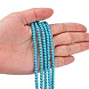 Synthetic Turquoise Beads Strands TURQ-G106-4mm-02F-4