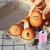 5Pcs 5 Styles Plastic Rubber Stamps DIY-WH0516-002-5