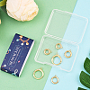6Pcs 3 Styles Brass Spring Gate Clasps KK-SC0007-09-7